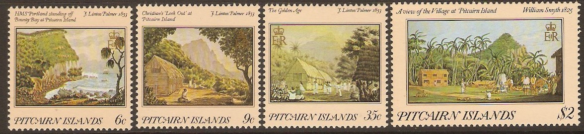 Pitcairn Islands 1985 Paintings (1st. Series) Set. SG264-SG267.