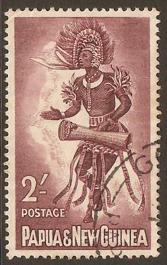 Papua New Guinea 1961 2s Purple. SG31.
