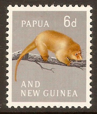 Papua New Guinea 1963 6d Common phalanger. SG43.