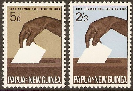 PNG 1964 Elections Set. SG55-SG56.