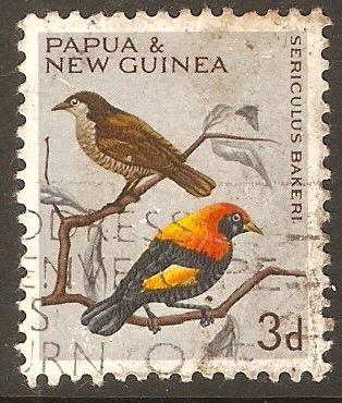 Papua New Guinea 1964 3d Adelbert bowerbird - Bird series. SG62.