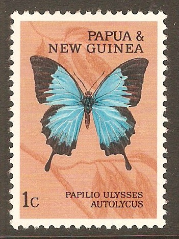 Papua New Guinea 1966 1c Butterfly series. SG82.