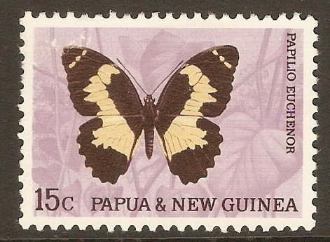 Papua New Guinea 1966 15c Butterfly series. SG87.