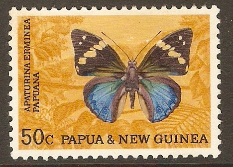 Papua New Guinea 1966 50c Butterfly series. SG90.