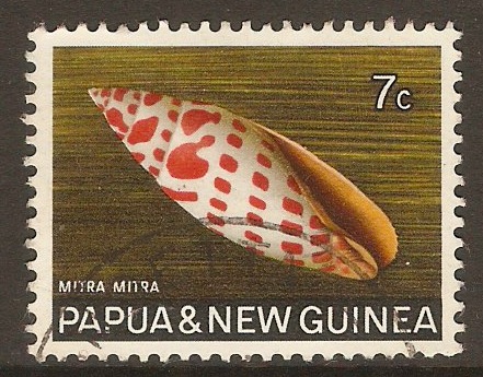 Papua New Guinea 1968 7c Sea Shells series. SG141.