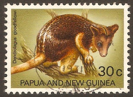 Papua New Guinea 1971 30c Ornate tree kangaroo. SG199.