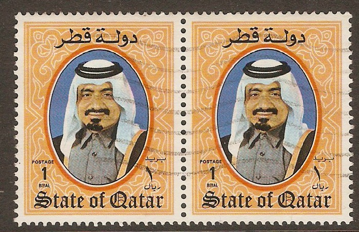 Qatar 1984 1r Shaikh Khalifa series. SG768.