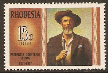 Rhodesia 1971 15c Famous Rhodesians Series. SG458.