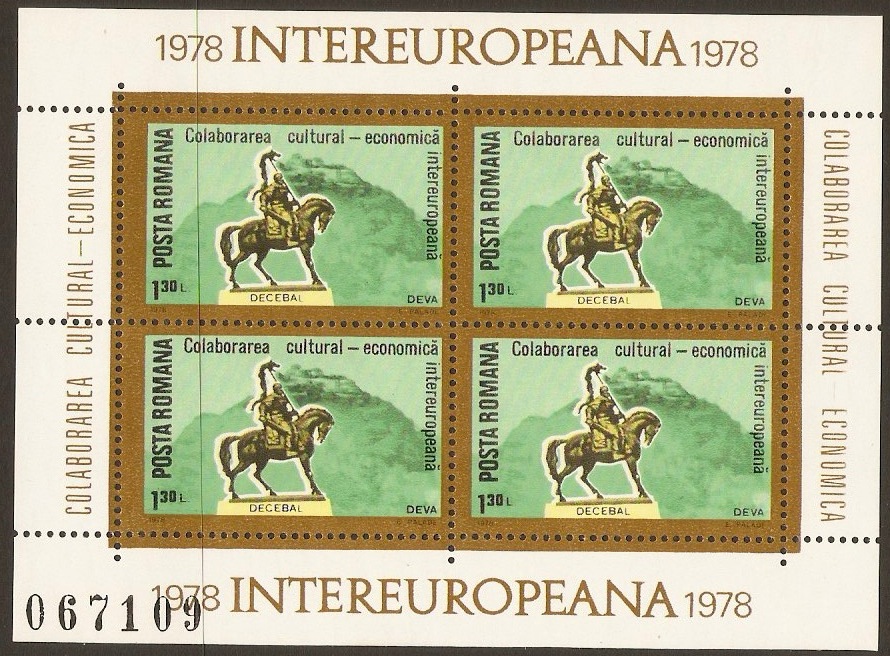 Romania 1978 1l.30 European Cultural & Economic Stamp. SG4377.