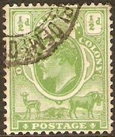 Orange River Colony 1903 ½d Yellow-green. SG139.