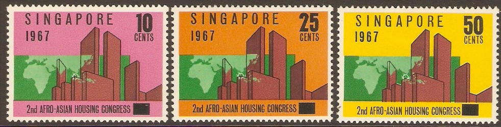 Singapore 1967 Housing Conference Set. SG95-SG97.