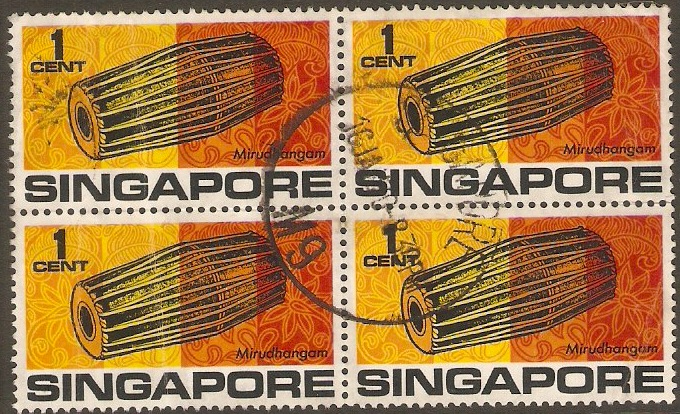 Singapore 1968 1c Cultural Series. SG101.