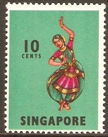 Singapore 1968 10c Cultural Series. SG105.