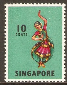 Singapore 1968 10c Cultural Series. SG105b.