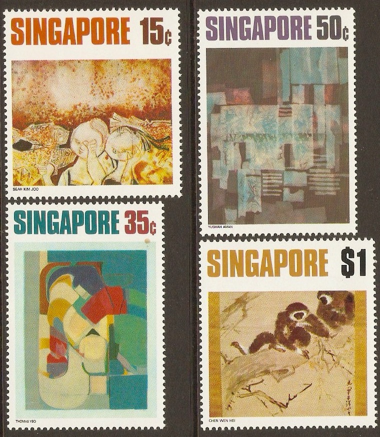 Singapore 1972 Art Set. SG174-SG177.