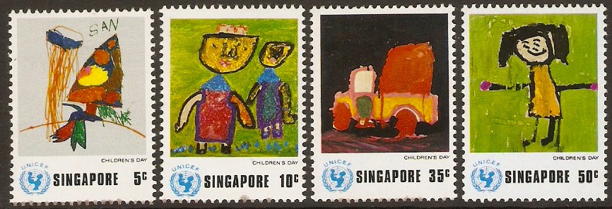 Singapore 1974 Childrens Day Set. SG241-SG244.