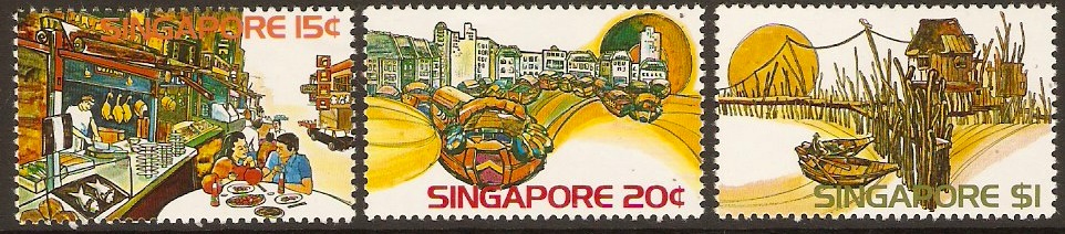Singapore 1975 Views Set. SG246-SG248.