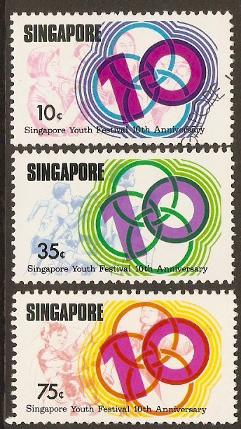 Singapore 1976 Youth Festival Set. SG276-SG278.