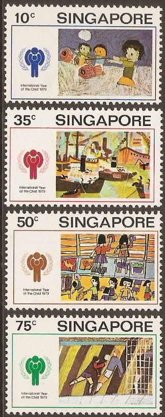 Singapore 1979 Childrens Year Set. SG356-SG359.