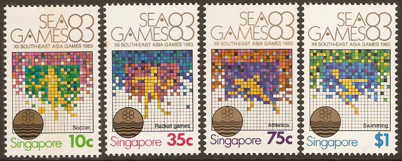 Singapore 1983 SEA Games Set. SG447-SG450.