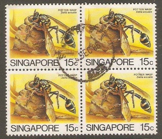 Singapore 1985 15c Insects series. SG493.