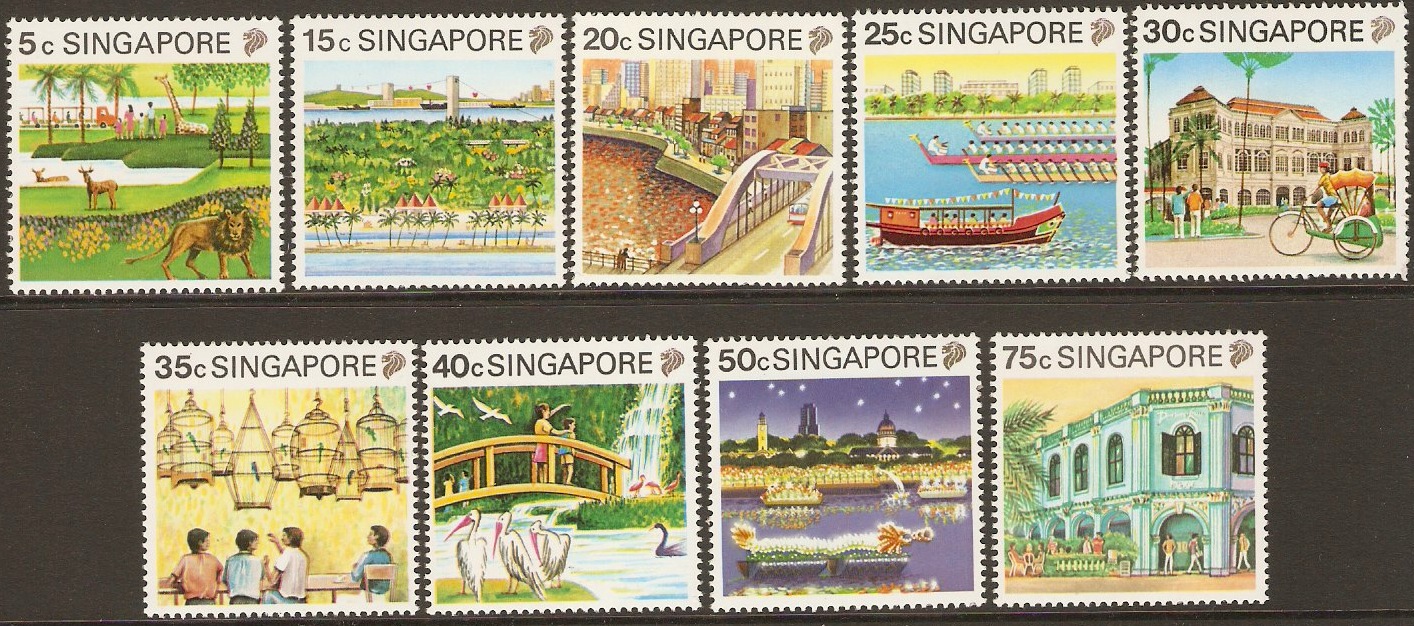 Singapore 1990 Tourism Set. SG624-SG632.