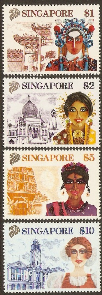 Singapore 1990 Dance Set. SG633-SG636.