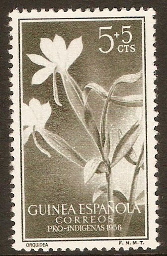 Spanish Guinea 1956 5c +5c Native Welfare series. SG411.