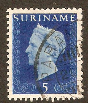 Surinam 1948 5c Bright blue. SG355.