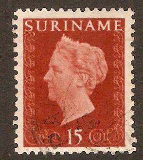 Surinam 1948 15c Orange-brown. SG360.