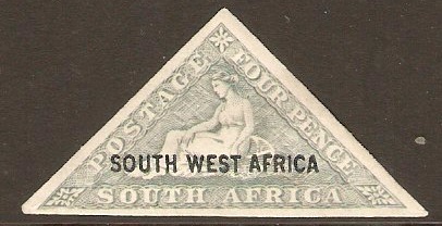 South West Africa 1927 4d Grey-blue. SG48.