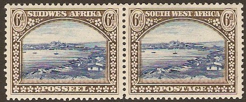 South West Africa 1931 6d Blue and brown. SG79.