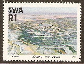 South West Africa 1989 1r Minerals Series. SG532.