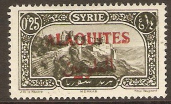 Alaouites 1925 0p.25 Olive-black. SG27