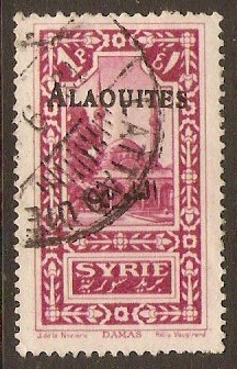 Alaouites 1925 1p Claret. SG30.