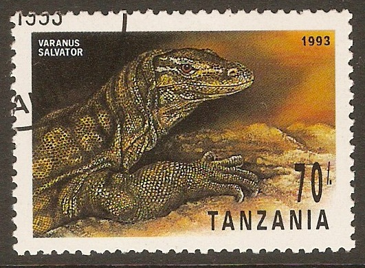 Tanzania 1993 70s Reptiles series - Lizard. SG1530.