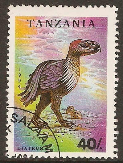 Tanzania 1994 40s Prehistoric Animals series - Diatryma. SG1799.