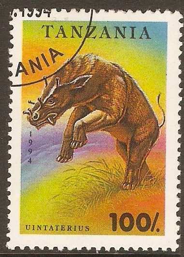 Tanzania 1994 100s Prehistoric Animals - Uintaterius. SG1801.