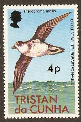 Tristan da Cunha 1977 4p Birds Series Stamp. SG223.