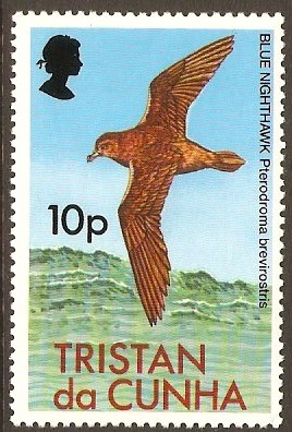 Tristan da Cunha 1977 10p Birds Series Stamp. SG225.