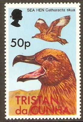 Tristan da Cunha 1977 50p Birds Series Stamp. SG229.