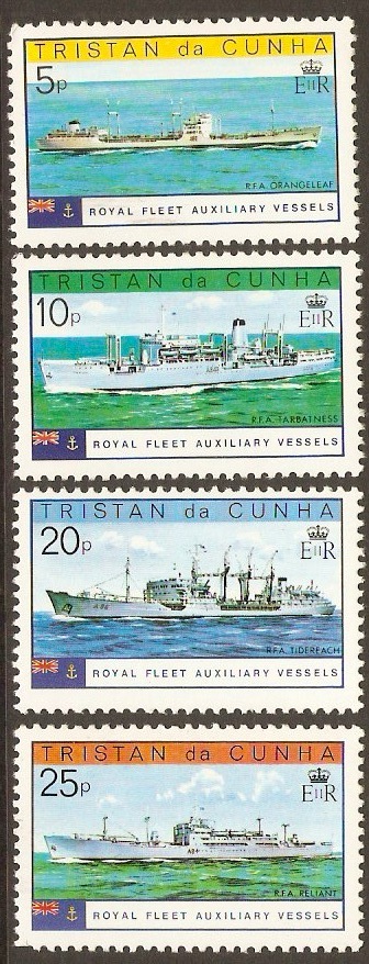 Tristan da Cunha 1978 RFA Stamps Set. SG250-SG253.