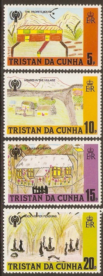 Tristan da Cunha 1979 Year of the Child Stamps Set. SG268-SG271.