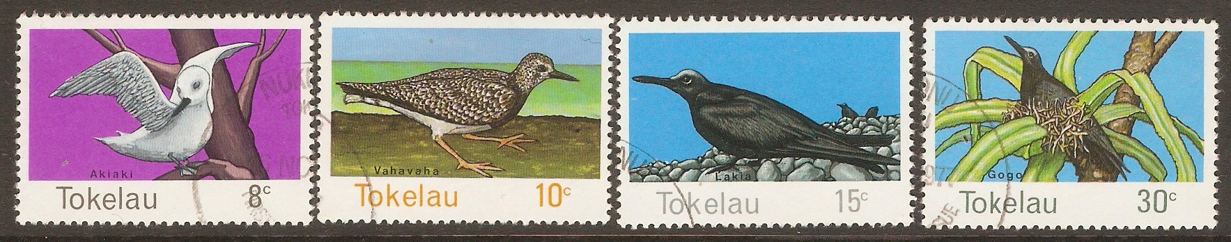 Tokelau Islands 1977 Birds set. SG57-SG60.