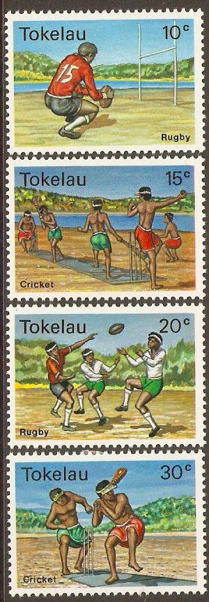 Tokelau Islands 1979 Local Sports set. SG69-SG72.