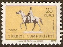 Turkey 1969 25k Black and brown. SG2418.