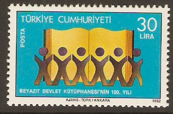 Turkey 1982 30l Library Anniversary Stamp. SG2794.