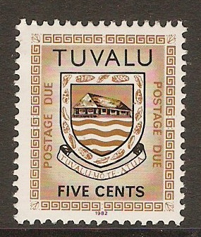 Tuvalu 1981 5c Postage Due. SGD3.
