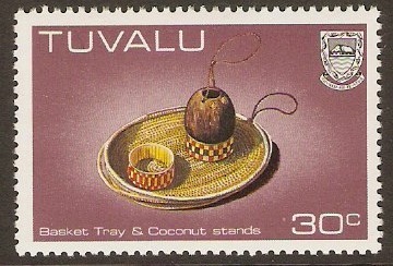 Tuvalu 1981 30c Handicraft Stamps Series. SG205a