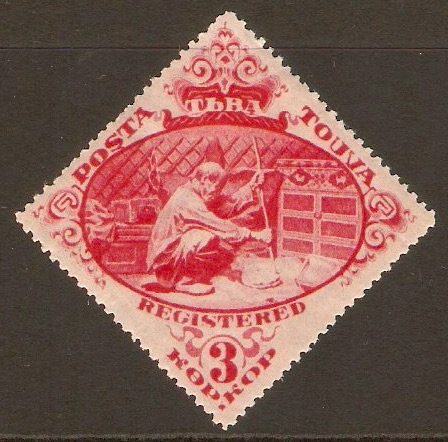 Tuva 1934 3k Red. SG45A.